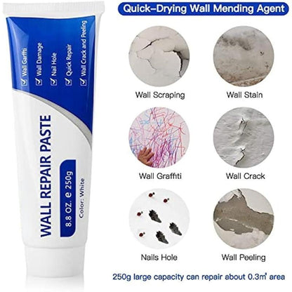 🧱 Drywall Patch Repair Kit Fix Wall Damage in Seconds – No Professionals Needed