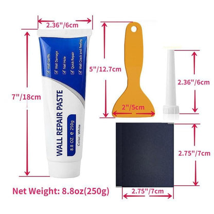 🧱 Drywall Patch Repair Kit Fix Wall Damage in Seconds – No Professionals Needed