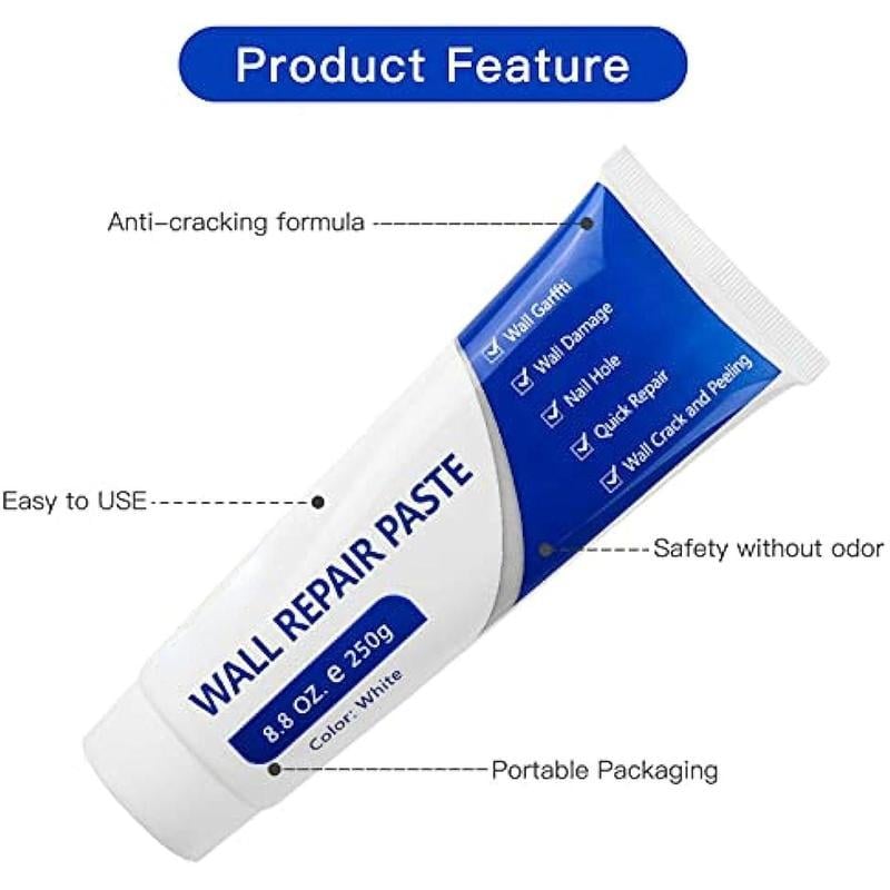 🧱 Drywall Patch Repair Kit Fix Wall Damage in Seconds – No Professionals Needed