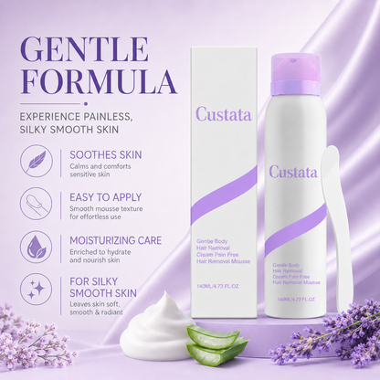 Custata Gentle Body Hair Removal Mousse – Smooth Skin in Minutes