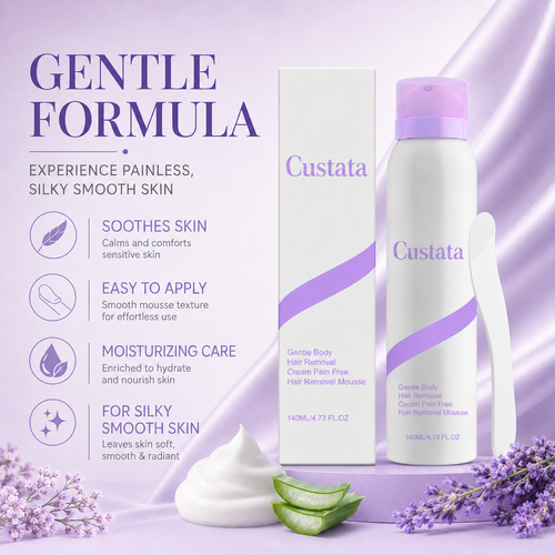 Custata Gentle Body Hair Removal Mousse – Smooth Skin in Minutes