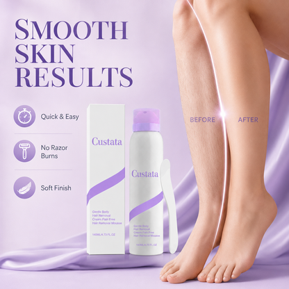 Custata Gentle Body Hair Removal Mousse – Smooth Skin in Minutes
