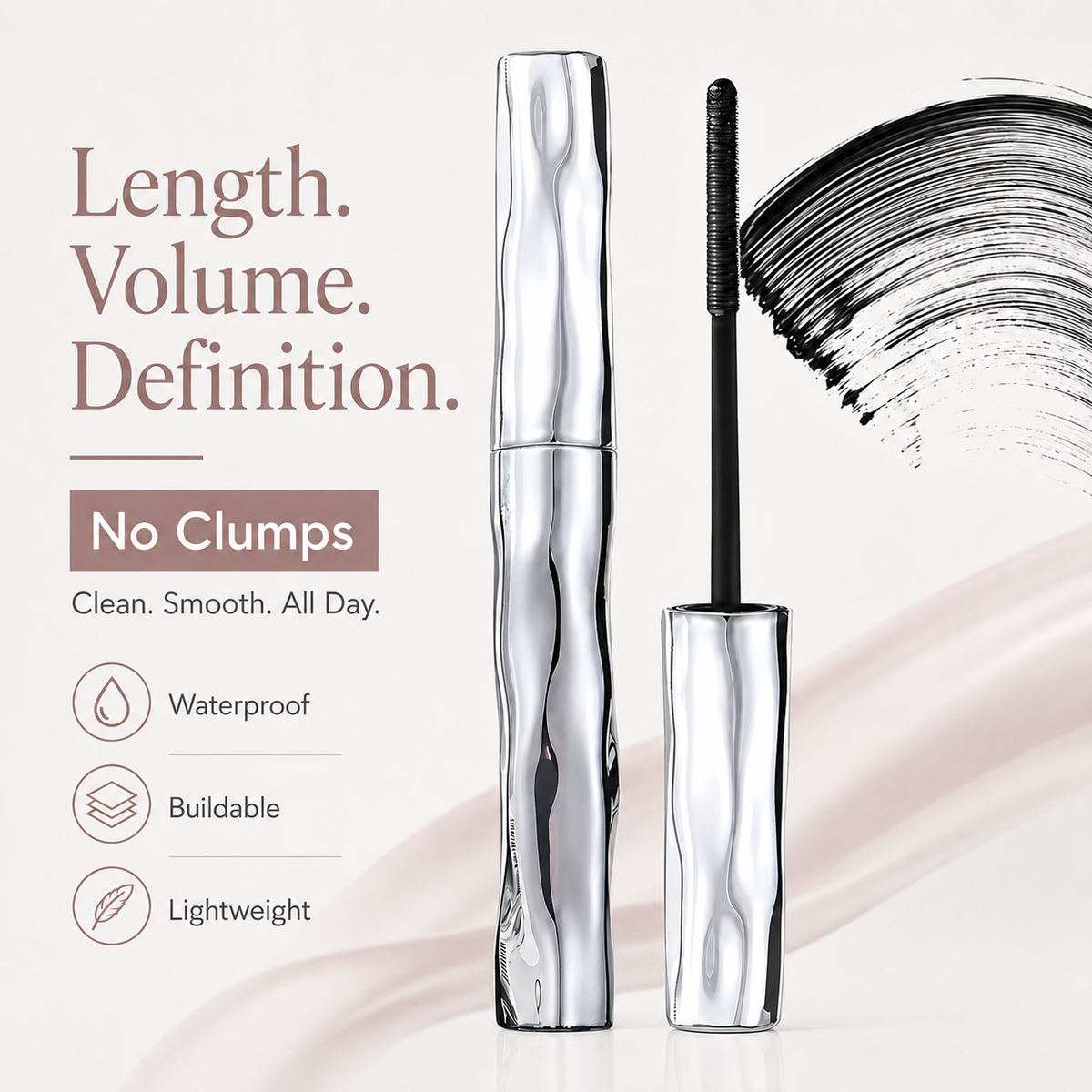 Misspone® Waterproof Fibre Mascara💧  – Volume & Length without Clumping for Dramatic Moments