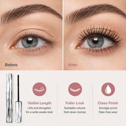 Misspone® Waterproof Fibre Mascara💧  – Volume & Length without Clumping for Dramatic Moments