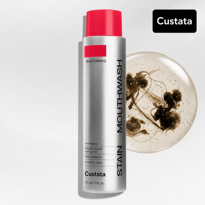 【👑Top Sellers of 2026】✨  Custata Stain Whitening Mouthwash 🌿 | Brighten Your Smile & Freshen Your Breath with Essential Oils 🦷🌬️