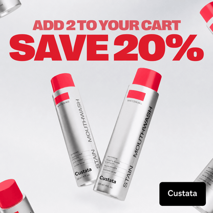 【👑Top Sellers of 2026】✨  Custata Stain Whitening Mouthwash 🌿 | Brighten Your Smile & Freshen Your Breath with Essential Oils 🦷🌬️