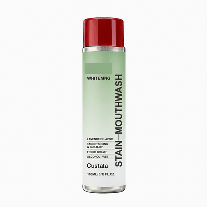 【👑Top Sellers of 2026】✨  Custata Stain Whitening Mouthwash 🌿 | Brighten Your Smile & Freshen Your Breath with Essential Oils 🦷🌬️