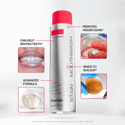 【👑Top Sellers of 2026】✨  Custata Stain Whitening Mouthwash 🌿 | Brighten Your Smile & Freshen Your Breath with Essential Oils 🦷🌬️