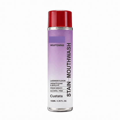 【👑Top Sellers of 2026】✨  Custata Stain Whitening Mouthwash 🌿 | Brighten Your Smile & Freshen Your Breath with Essential Oils 🦷🌬️