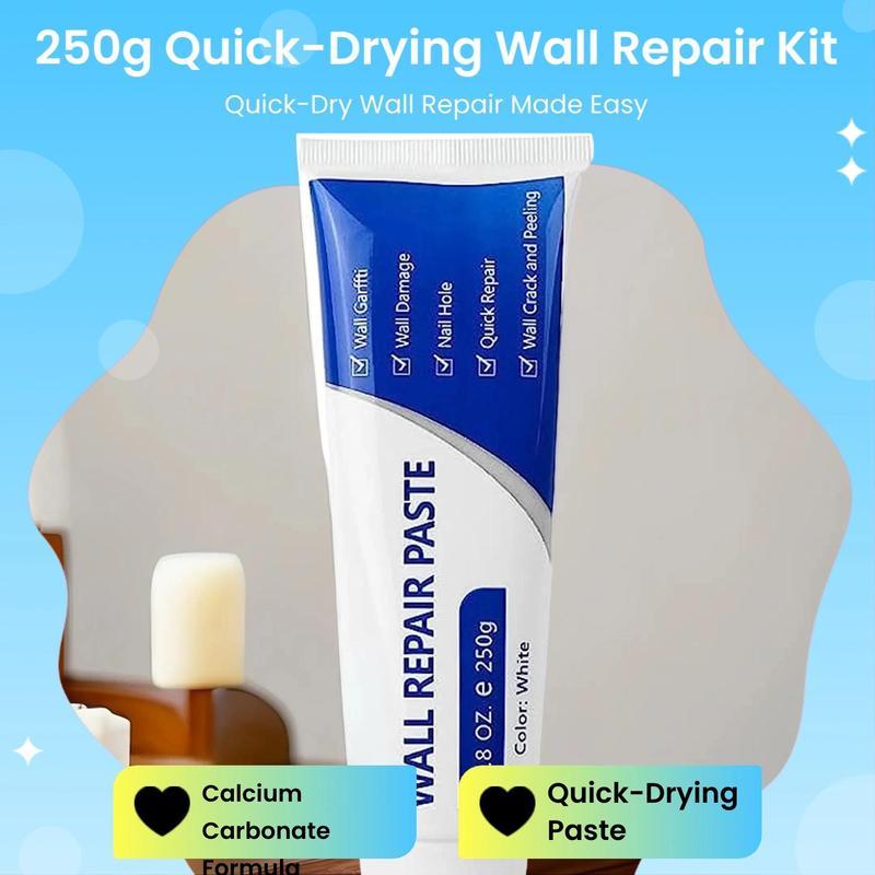 🧱 Drywall Patch Repair Kit Fix Wall Damage in Seconds – No Professionals Needed